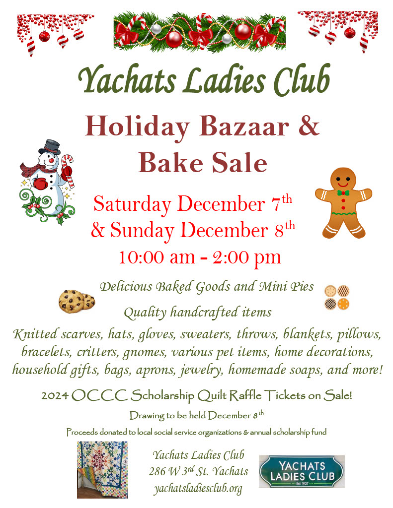 Yachats Ladies Club Holiday Bazaar